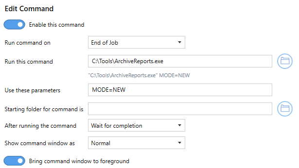 RunCommandsLaunchApplicationEndOfJob