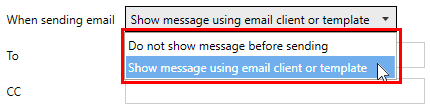 prompt and send created files using outlook 